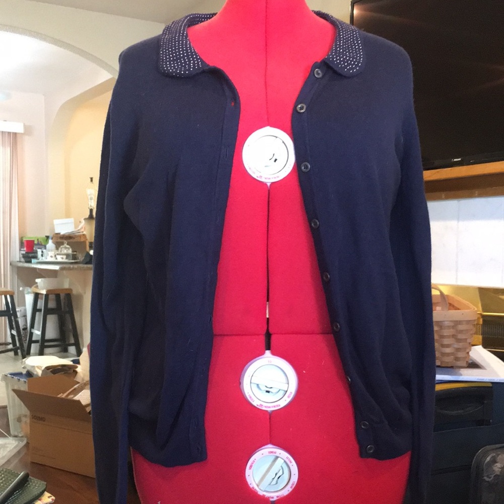 Navy Cardigan